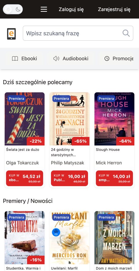 Upoluj eBooka na telefonie