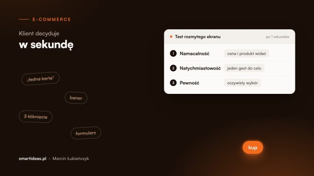 Klient decyduje w sekundę. Lista produktów, która sprzedaje
